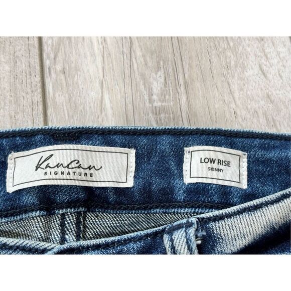 KanCan signature distressed low rise skinny jeans size 24 - Picture 11 of 12